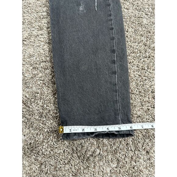 BDG Urban Outfitters Mom Jeans High Rise Distressed Ripped Gray Women’s Size 28 - Picture 11 of 14
